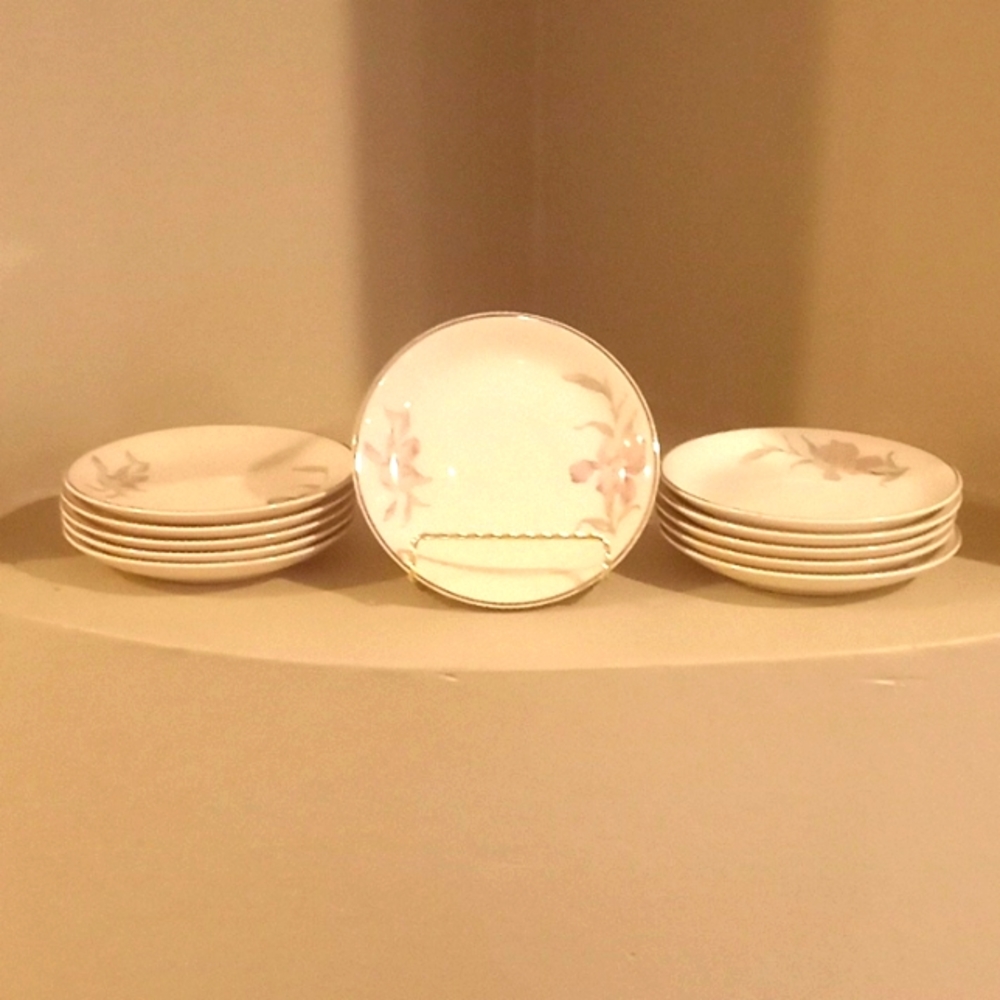 Vintage Universal Cambridge Iris Saucer Bundle - 11 - 5.75"  Saucer Plates